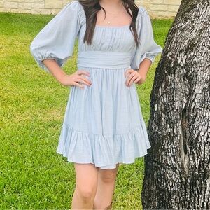 Hello Molly Sky Blue Dress